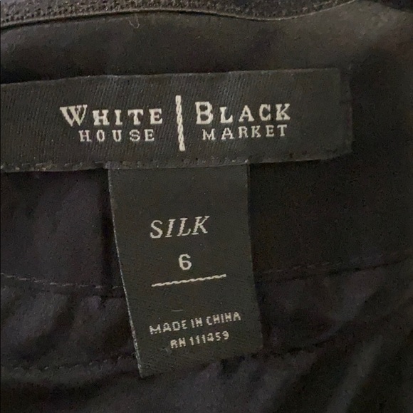 Silk one shoulder WHBM shirt - Picture 3 of 3